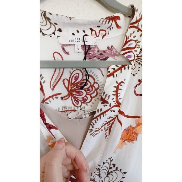 DOROTHEE SCHUMACHER silk TREE OF LIFE DRESS US4 - Picture 8 of 11